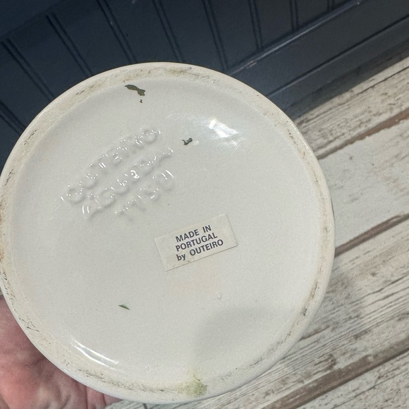 Floral Ceramic Pitcher with Green Handle - Picture 8 of 10